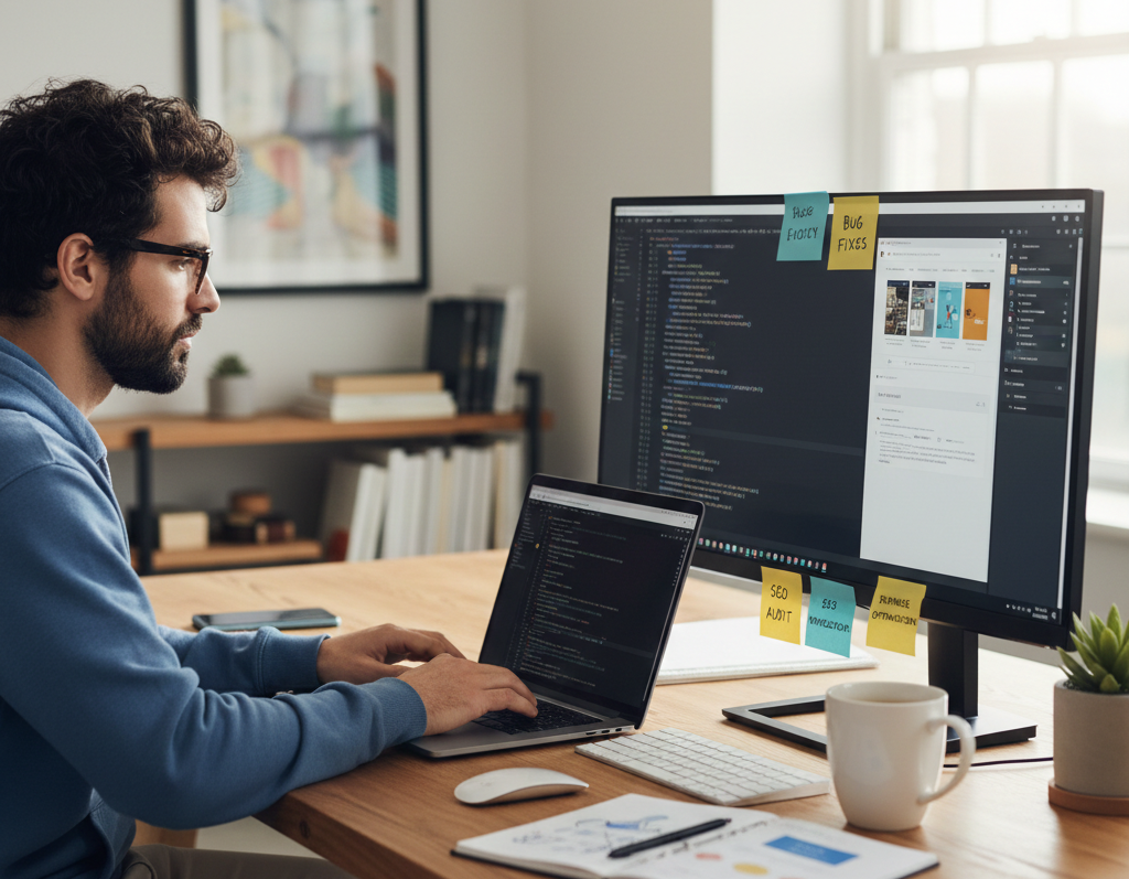 Manutenção de sites